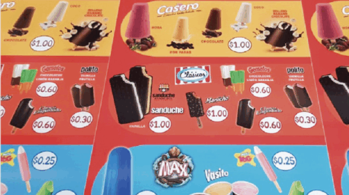 menu de precios