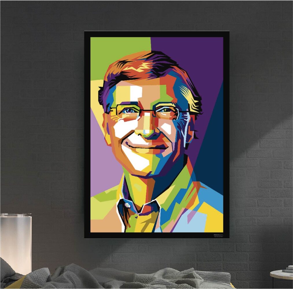 BILL GATES POP ART