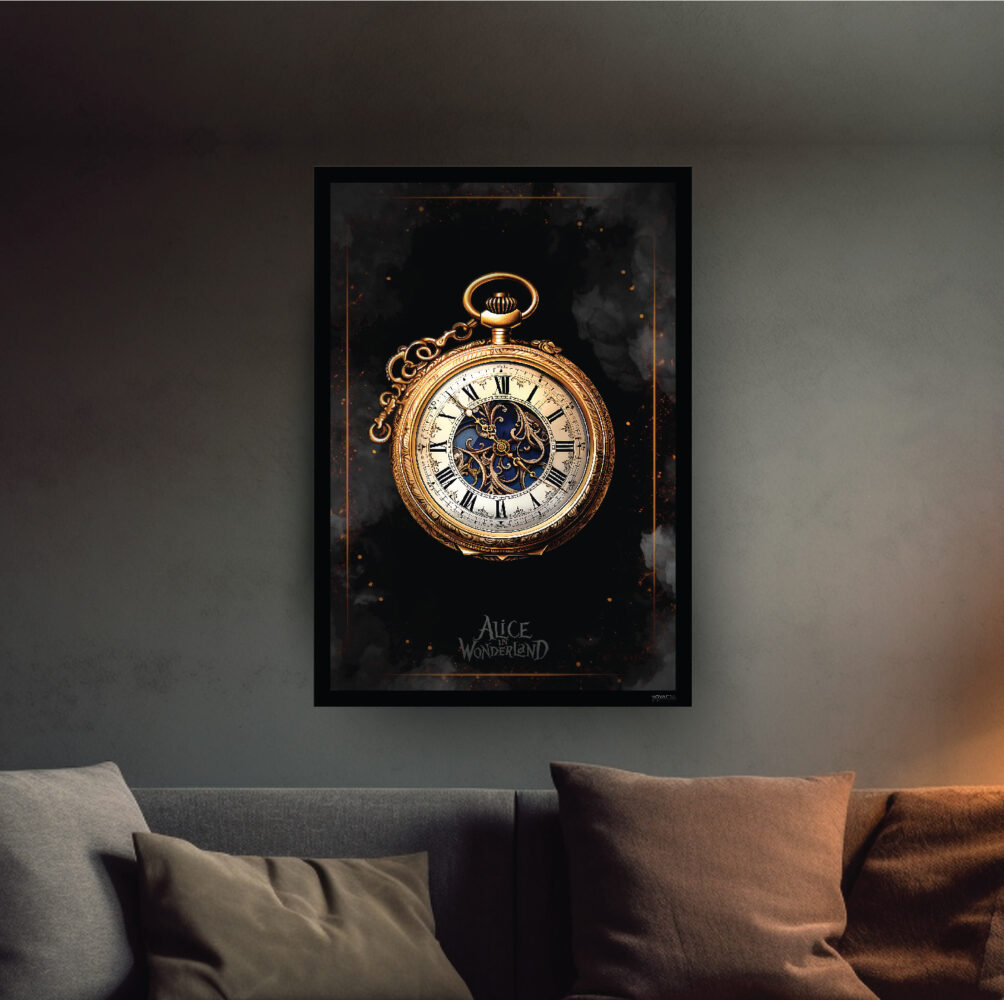 ALICE – WHITE RABBIT CLOCK